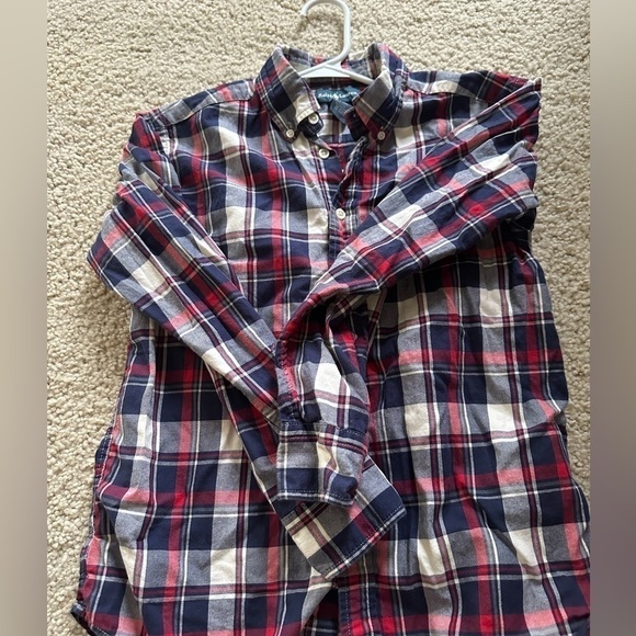 Ralph Lauren Boys Cotton Long Sleeve Button Down Shirt Plaid Size Medium - 10-12 - Picture 3 of 6